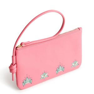Disney Knotted Wristlet Tiana on fruit dove in Leather