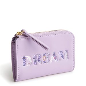 Disney Zip Card Pouch Rapunzel on purple rhapsody in Leather