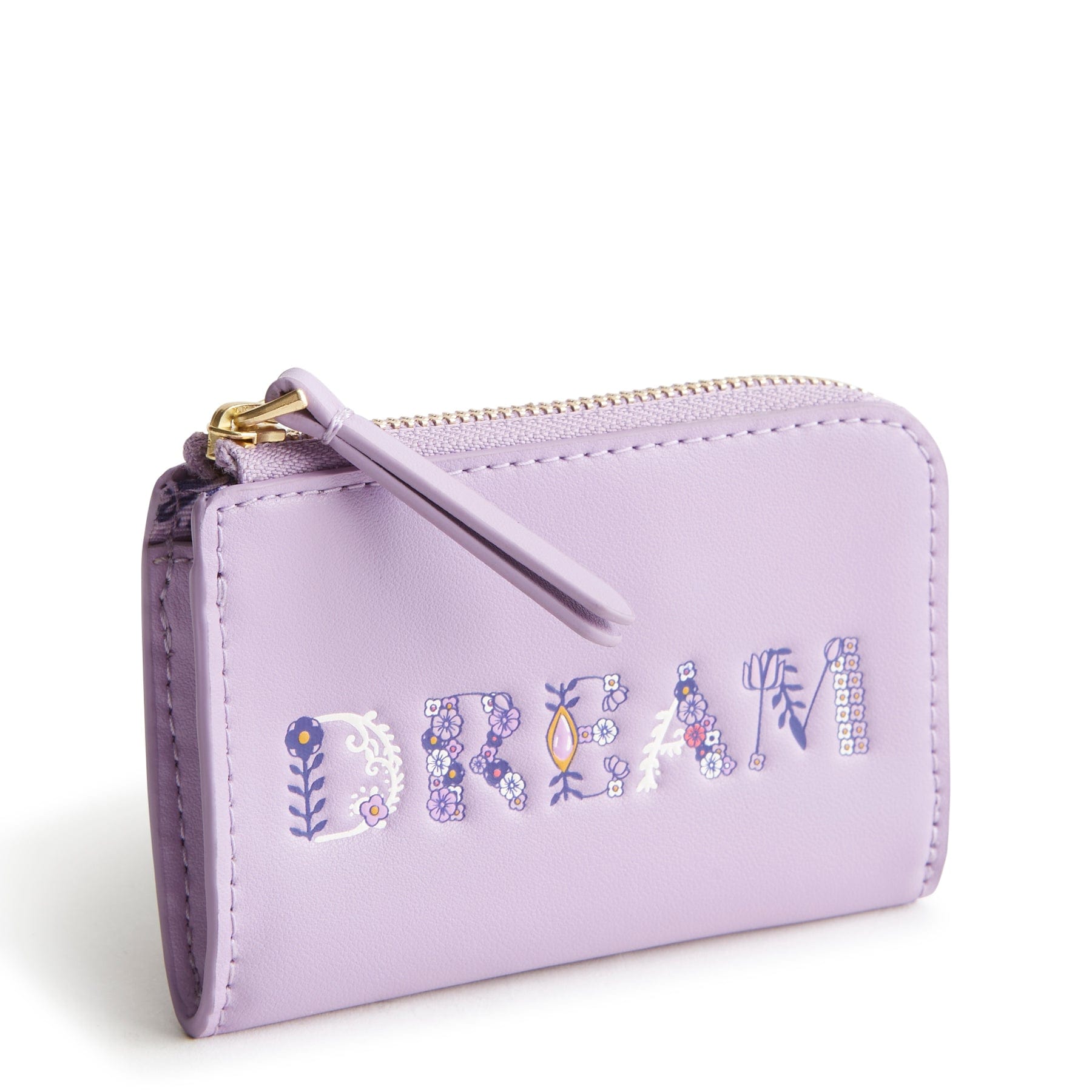 Disney Zip Card Pouch Rapunzel on purple rhapsody in Leather