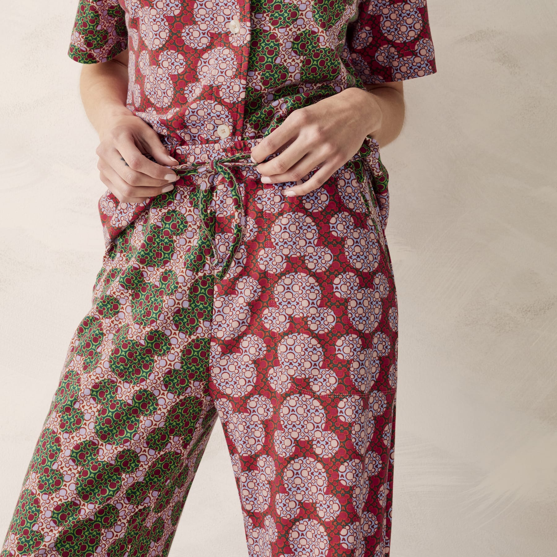 Disney Button-Down Pajama Set Mickey mouse kaleidoscope multi in Cotton - Image 5