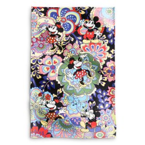 Disney Plush Throw Blanket Mickey and minnie petal multi in Fleece
