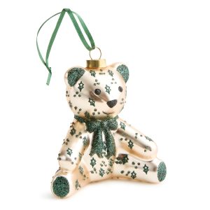 Bear Ornament Holly days shortbread