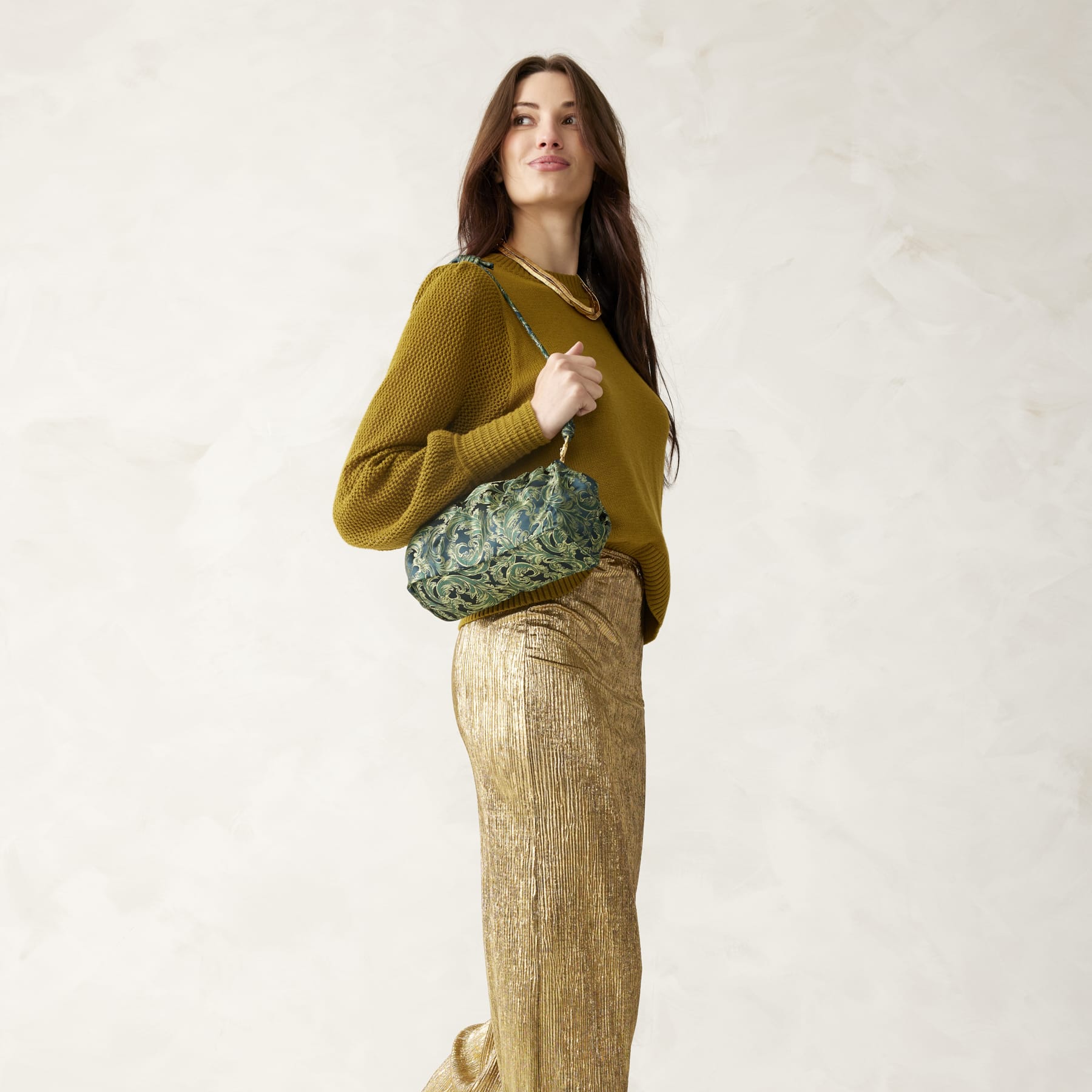 Wicked Taber Dumpling Bag Positively green in Polyester jacquard - Image 2