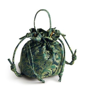 Wicked Tilden Drawstring Crossbody Positively green in Polyester jacquard