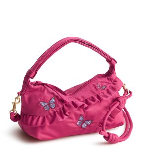 Wicked Roxbury Crescent Crossbody Glinda-fied in Nylon