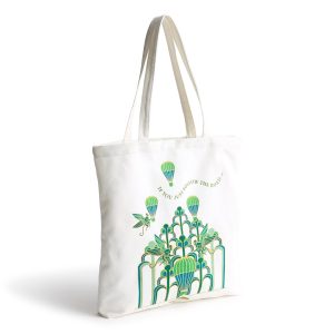 Wicked Woodlark Tote Bag Land of oz in Cotton