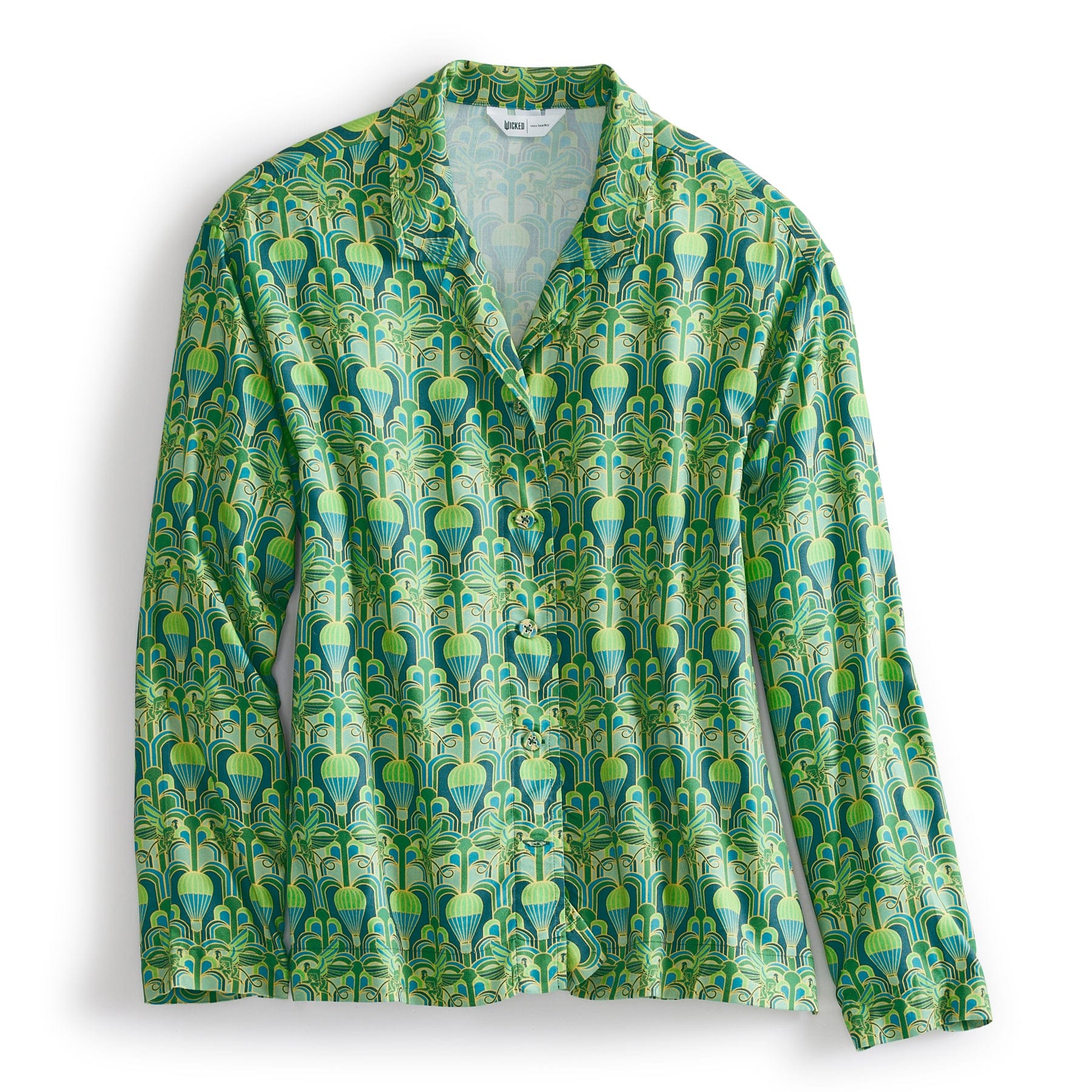 Wicked Long-Sleeved Pajama Set Land of oz in Viscose - Image 3