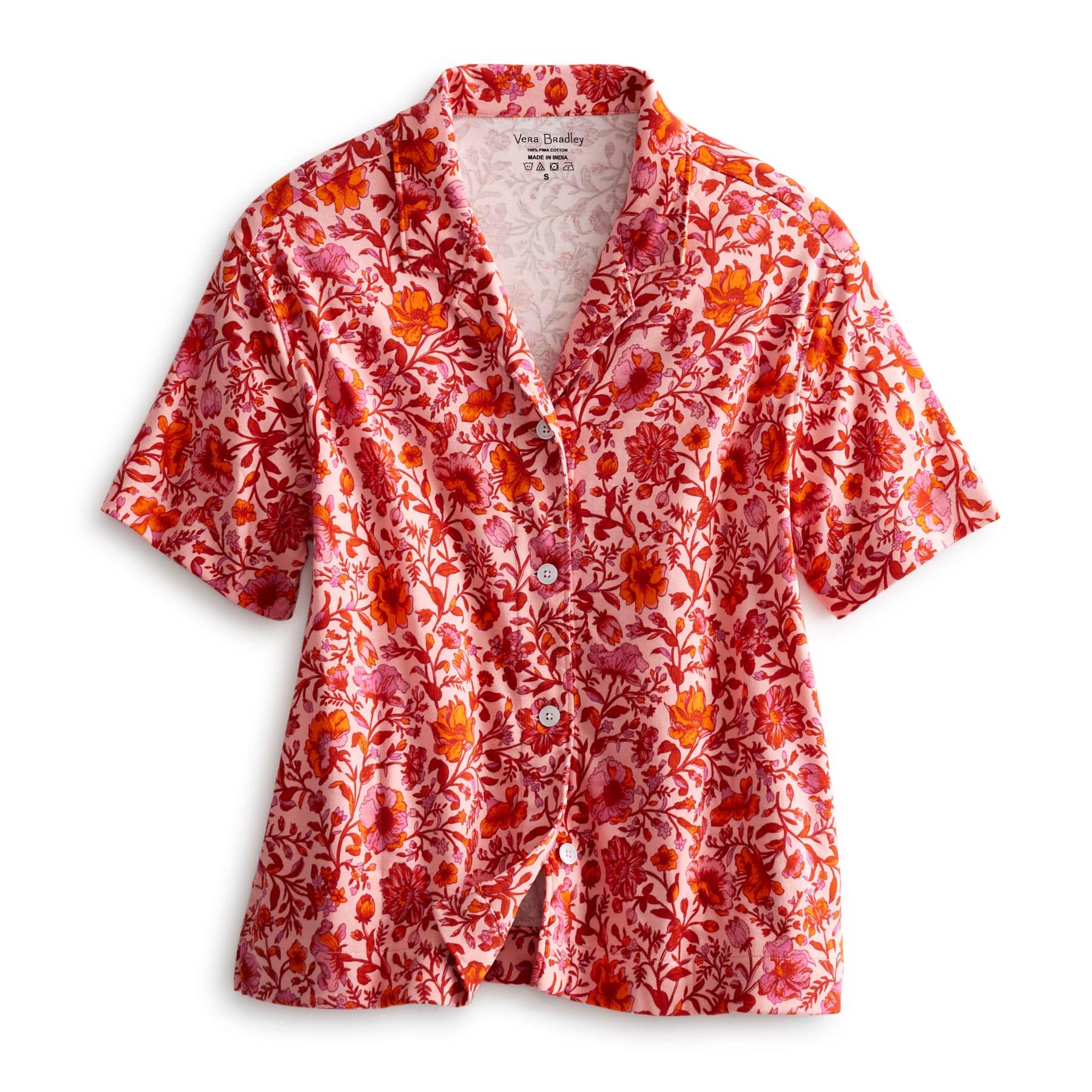 Button-Down Pajama Set Flourishing garden light in Cotton - Image 3
