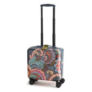 Mini Adair Spinner Leaf me not paisley dark slate in Hardside Luggage