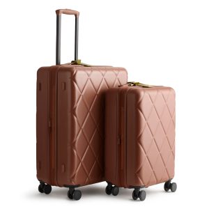Nested 2 Pc. Luggage Set Cinnamon in Hardside Luggage