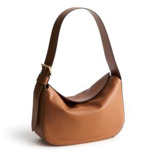 Tifton Shoulder Bag Roasted Pecan in Leather