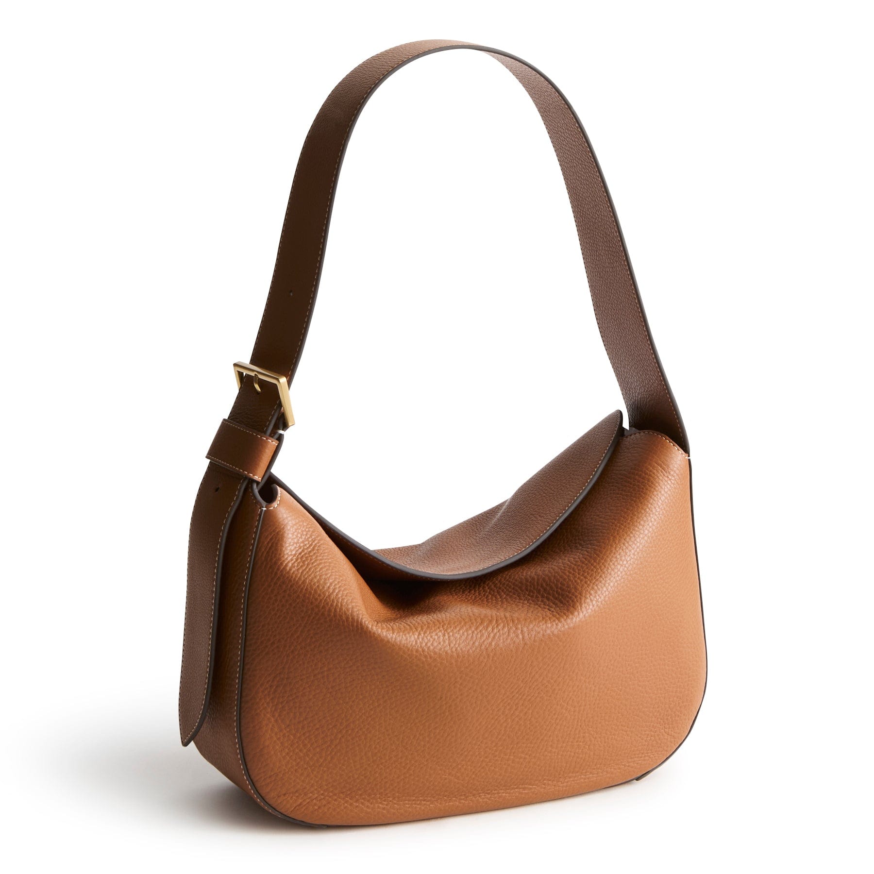 Tifton Shoulder Bag Roasted Pecan in Leather