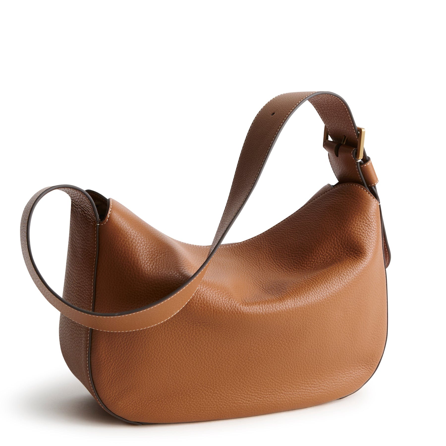 Tifton Shoulder Bag Roasted Pecan in Leather - Image 3