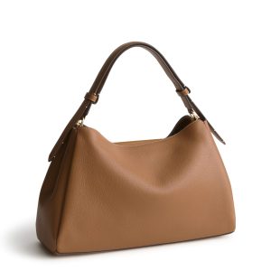 Frazier Shoulder Bag Roasted Pecan in Leather