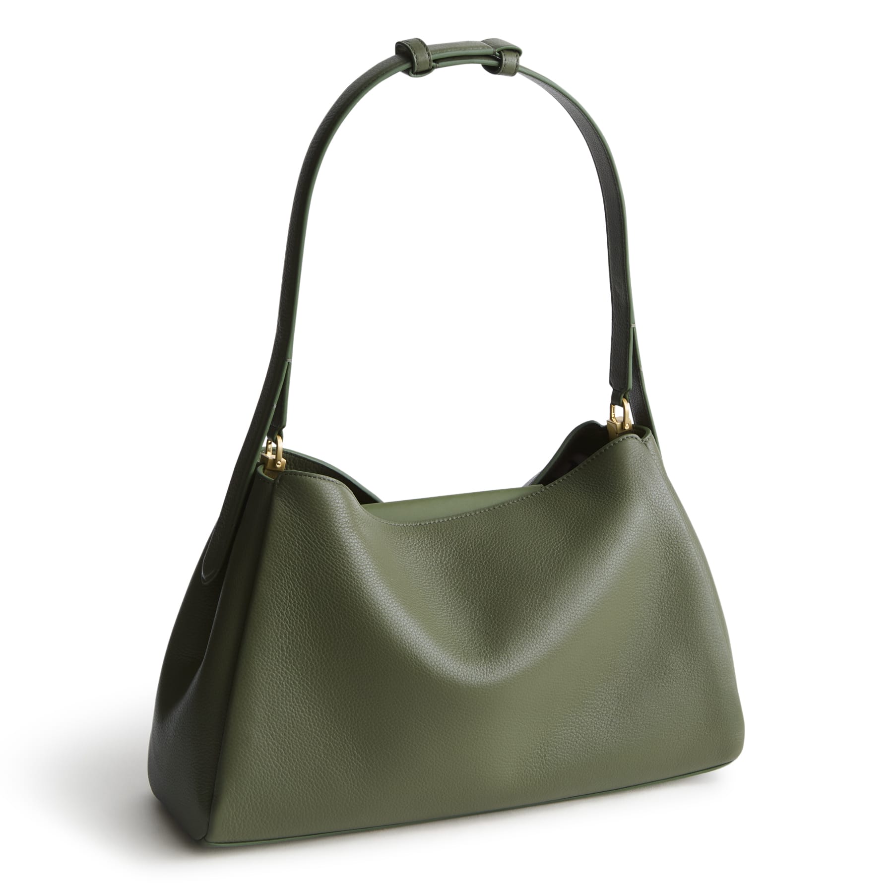 Frazier Shoulder Bag Bronze Green in Leather - Image 3