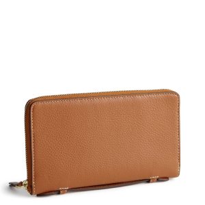 Travel Wallet Roasted Pecan in Leather