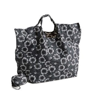 Reusable Shopping Bag Canopy floral dark slate in Lightweight nylon