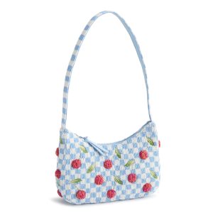 Mini Roxbury Crescent Shoulder Bag Cherry picking in Beaded