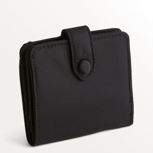 Small Tab Wallet Moonless Night in Nylon