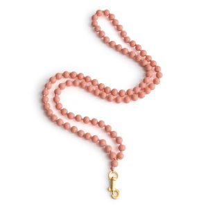 Beaded Phone Cord Coral cloud