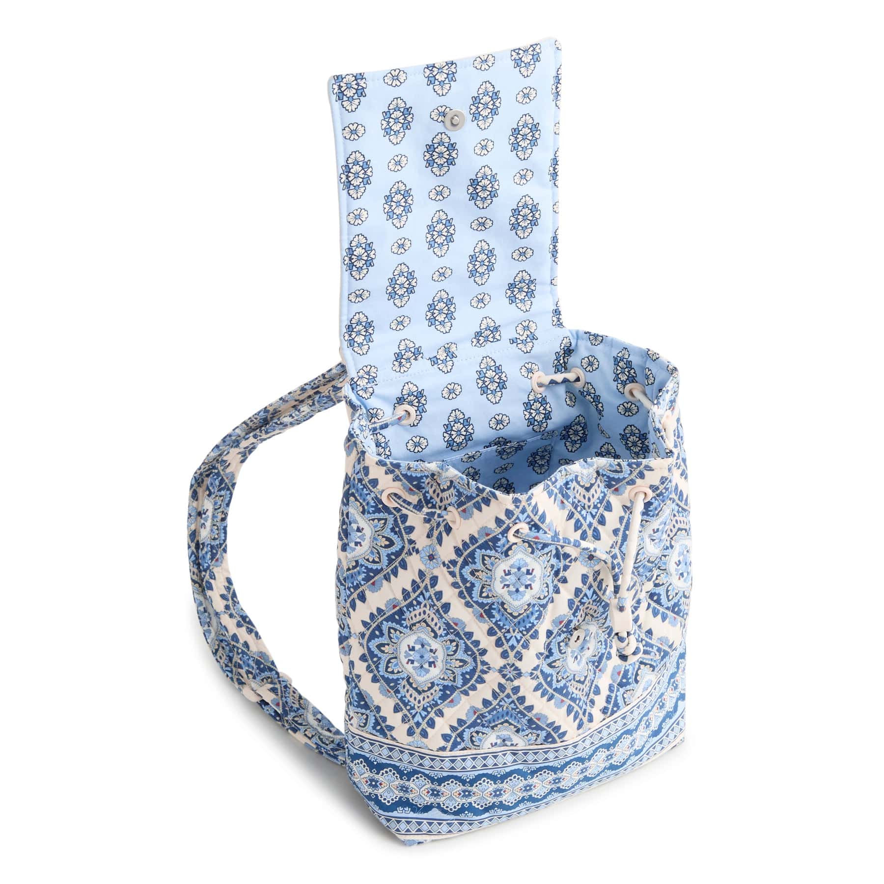 Original Drawstring Backpack Cambridge blues in Premium cotton - Image 5