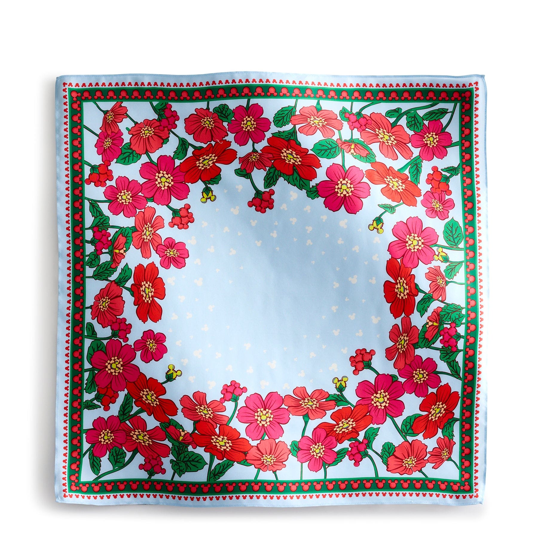 Disney Square Silk Scarf Mickey meadow