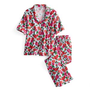 Disney Button-Down Pajama Set Mickey meadow in Cotton