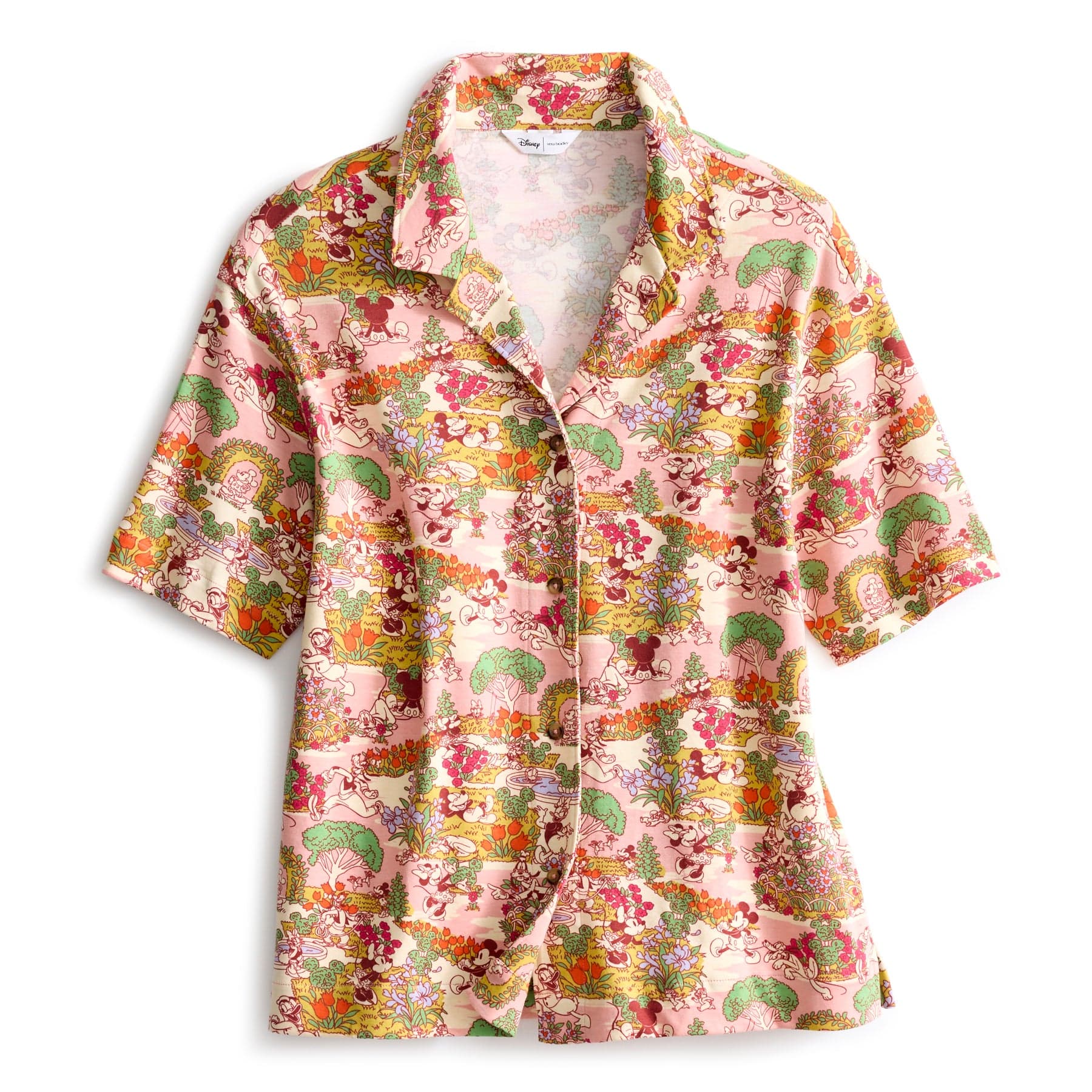 Disney Button-Down Pajama Set Mickey's promenade in Cotton - Image 2