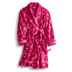Disney Fleece Robe Beetroot pink in Fleece