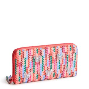 Disney Continental Wallet Mickey meadow stripe in Nylon