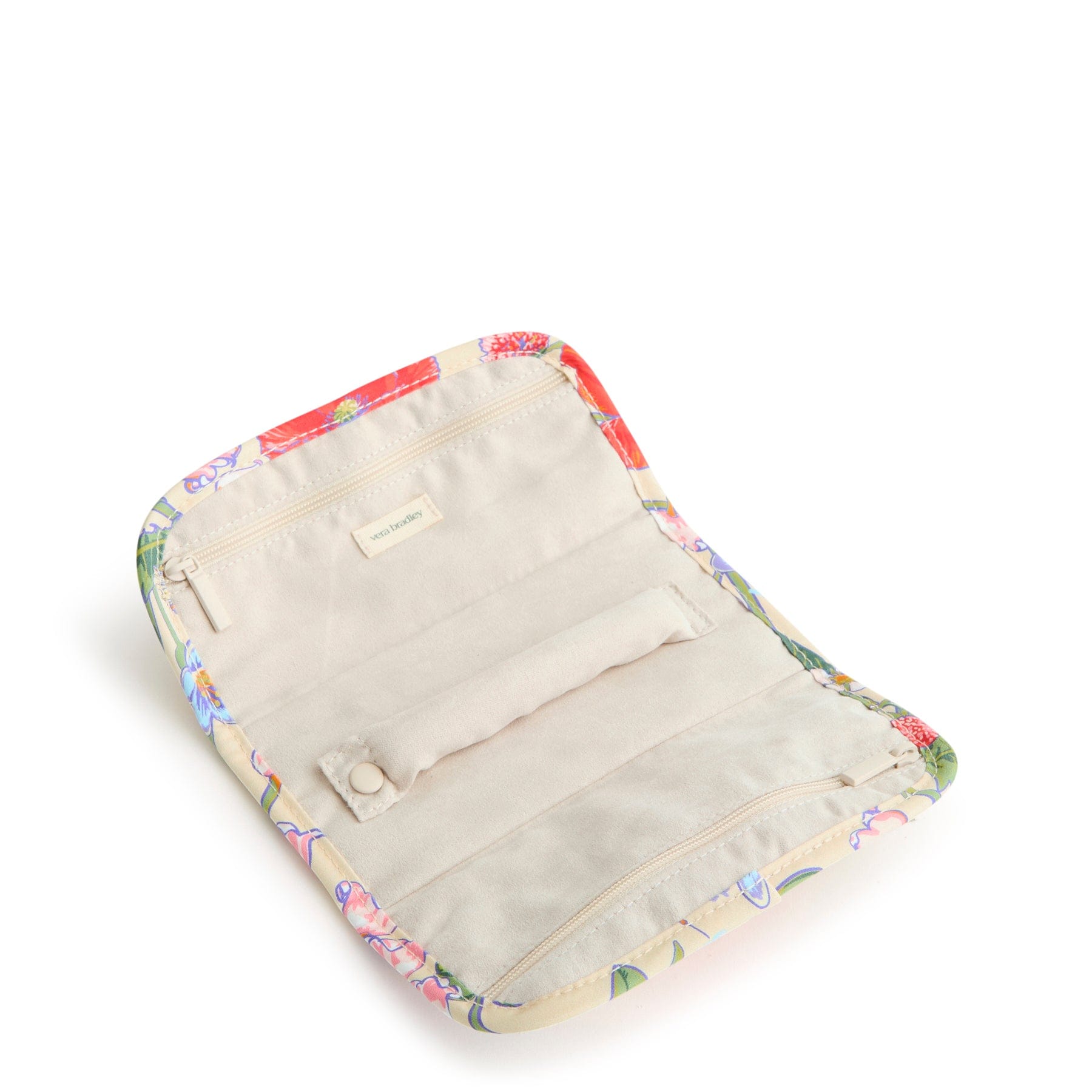 Jewelry Roll All the pretty wildflowers in Premium cotton - Image 2