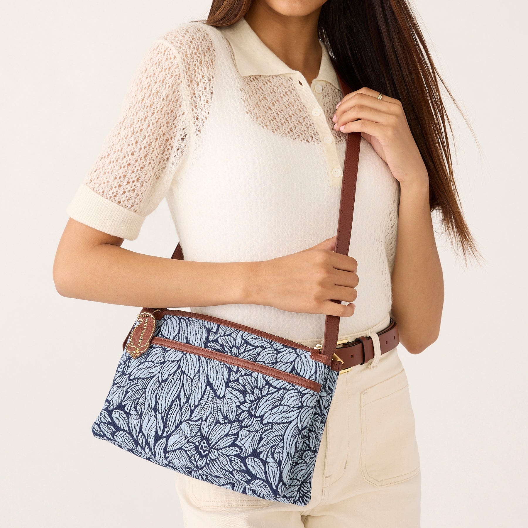 Foxbury Crossbody Dahlia dreams in Cotton jacquard - Image 2