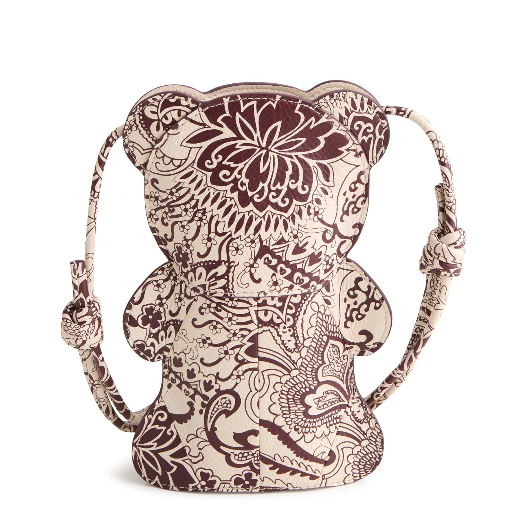 Classic Bear Crossbody Eclectic paisley cottage cream in Leather - Image 4