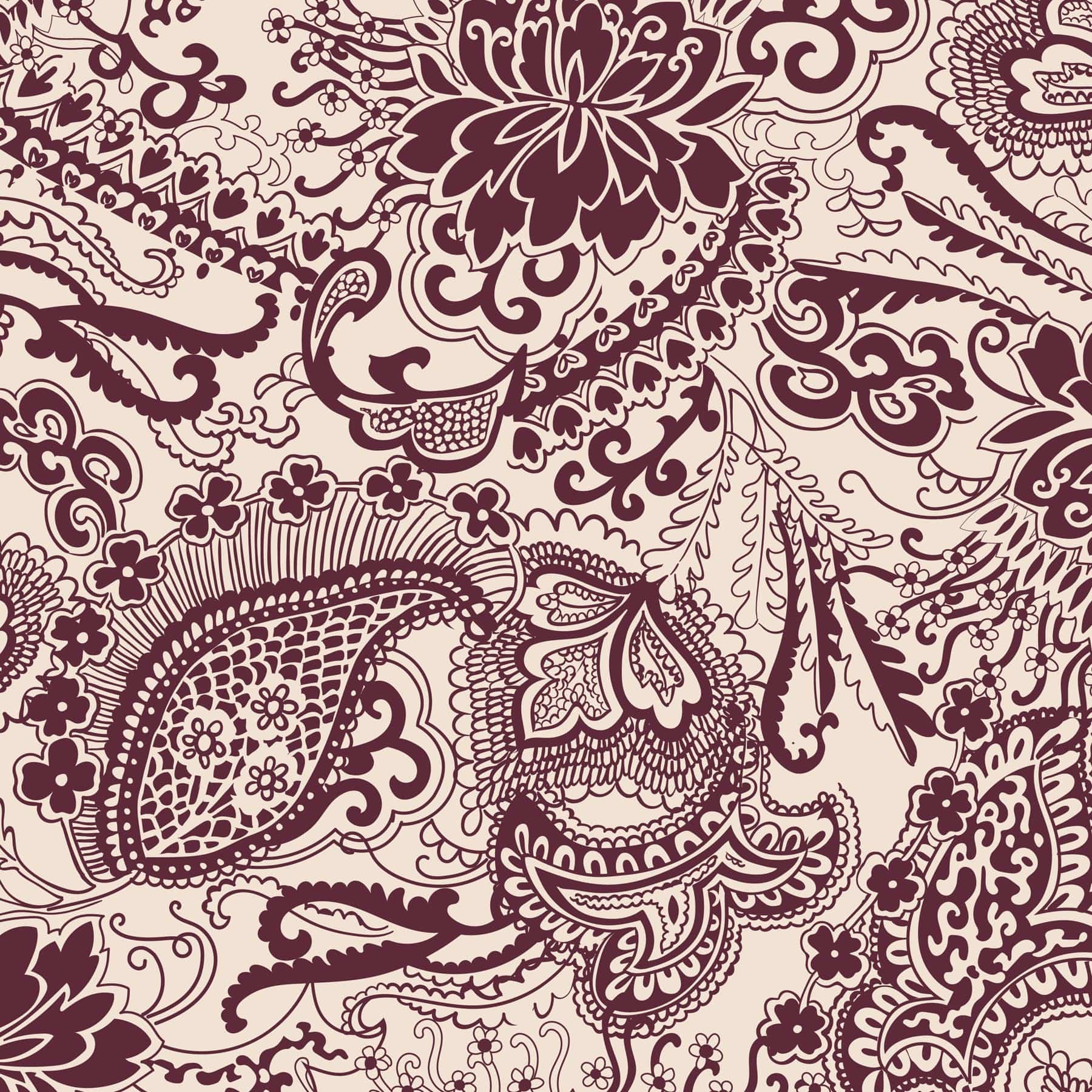 Classic Bear Crossbody Eclectic paisley cottage cream in Leather - Image 6