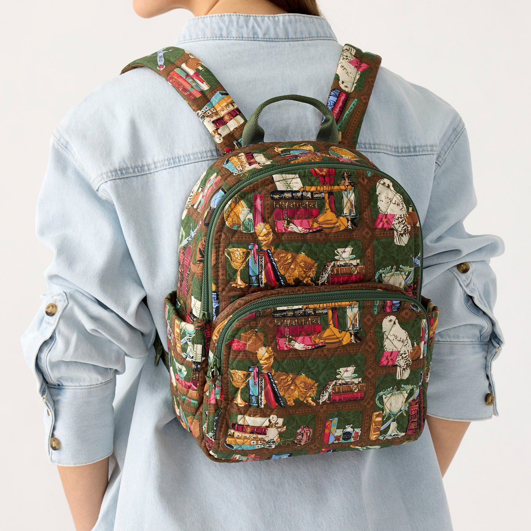 Harry Potter? Small Banbury Backpack Hogwarts library in Premium cotton - Image 2