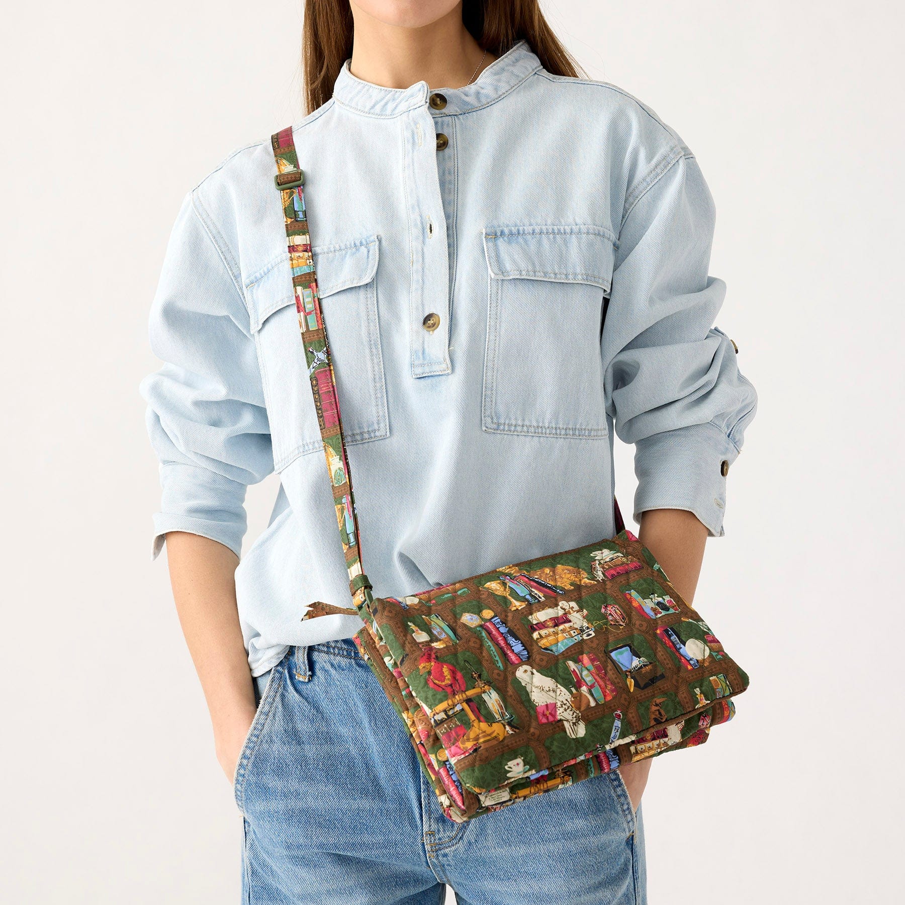 Harry Potter? Foxbury Crossbody Hogwarts library in Premium cotton - Image 2