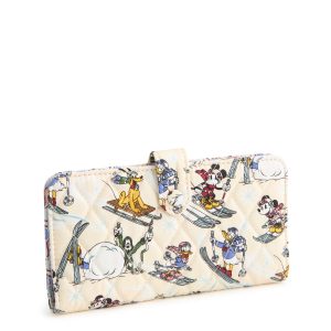 Disney Tab Wallet Downhill skiing mickey and friends in Premium cotton