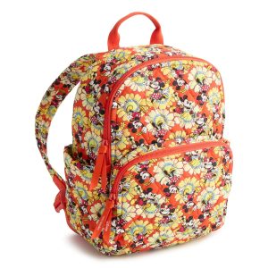 Disney Small Banbury Backpack Mickey and minnie petal floral in Premium cotton