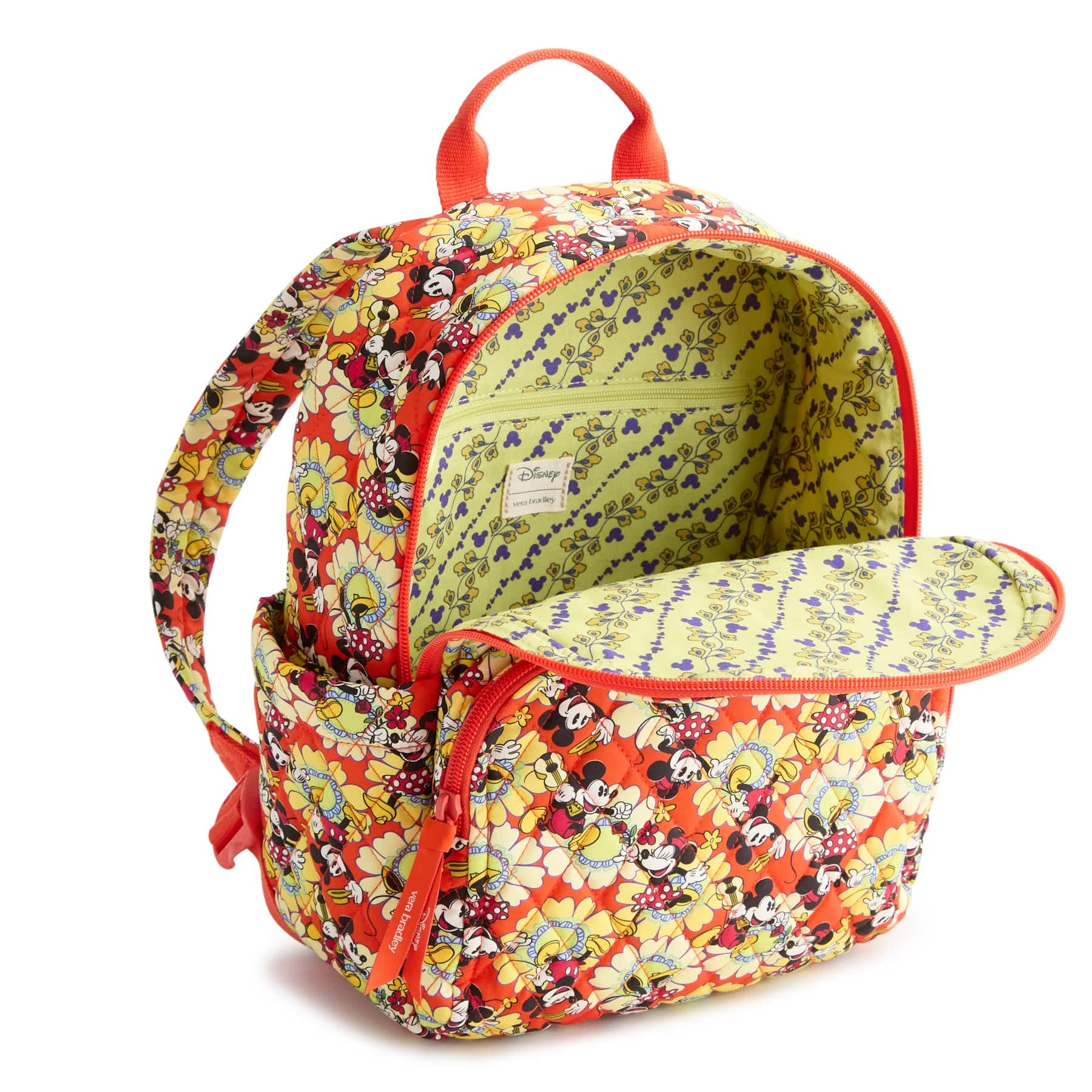Disney Small Banbury Backpack Mickey and minnie petal floral in Premium cotton - Image 3