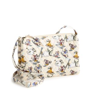 Disney Foxbury Crossbody Downhill skiing mickey and friends in Premium cotton