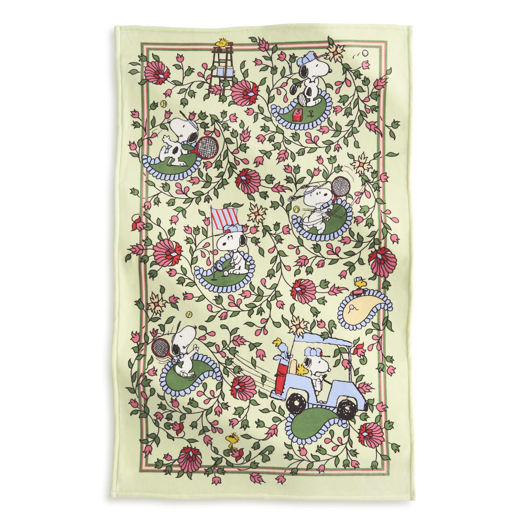 Peanuts Plush Throw Blanket Country club peanuts paisley in Fleece