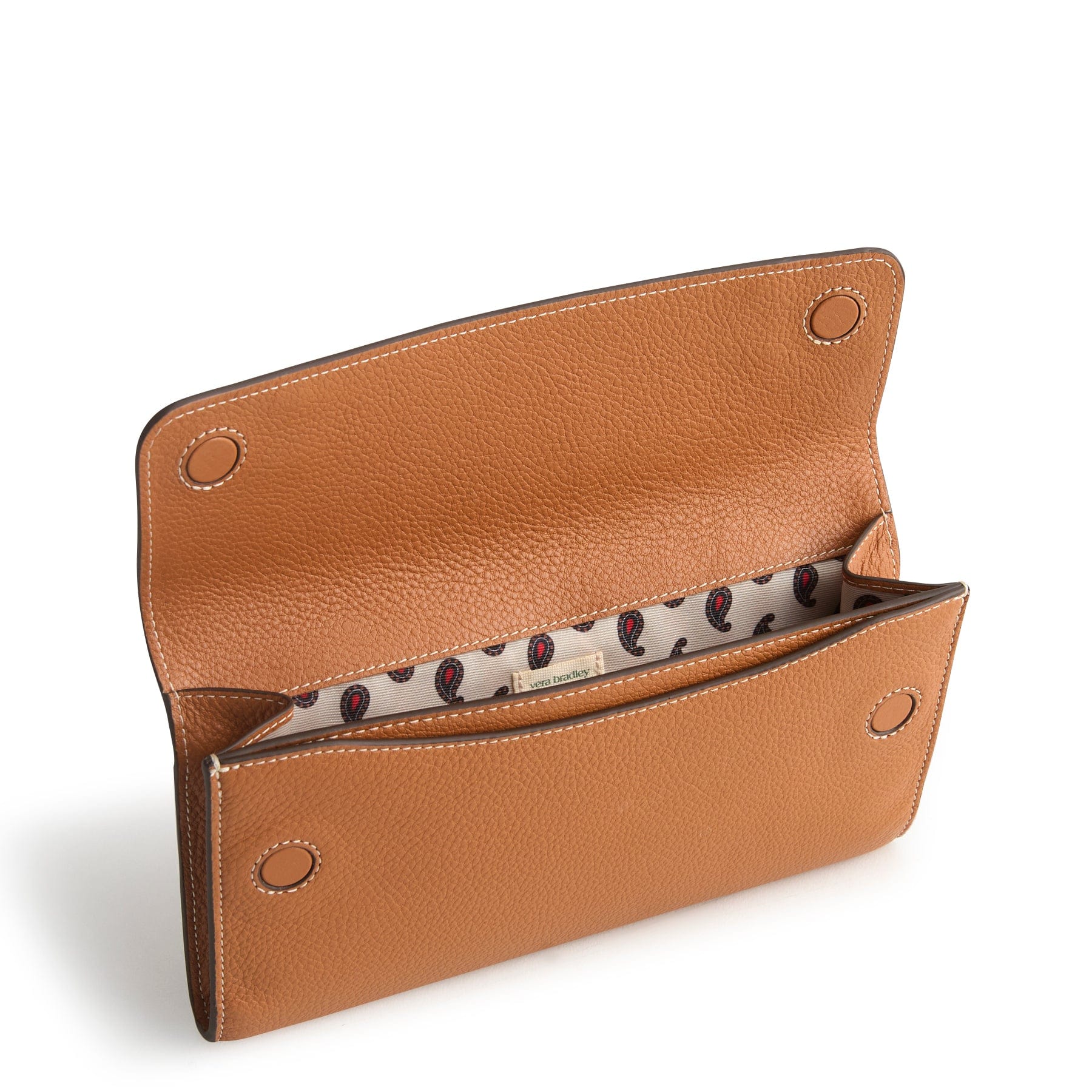 Verbena Clutch Roasted Pecan in Leather - Image 3