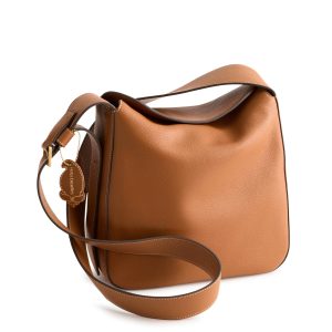 Medium Tifton Crossbody Roasted Pecan in Leather