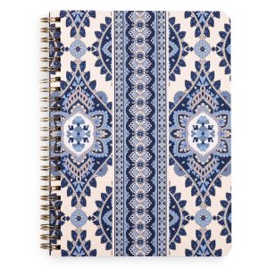 Small Spiral Notebook with Pockets Cambridge blues