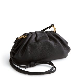 Small Taber Crossbody Moonless Night in Leather