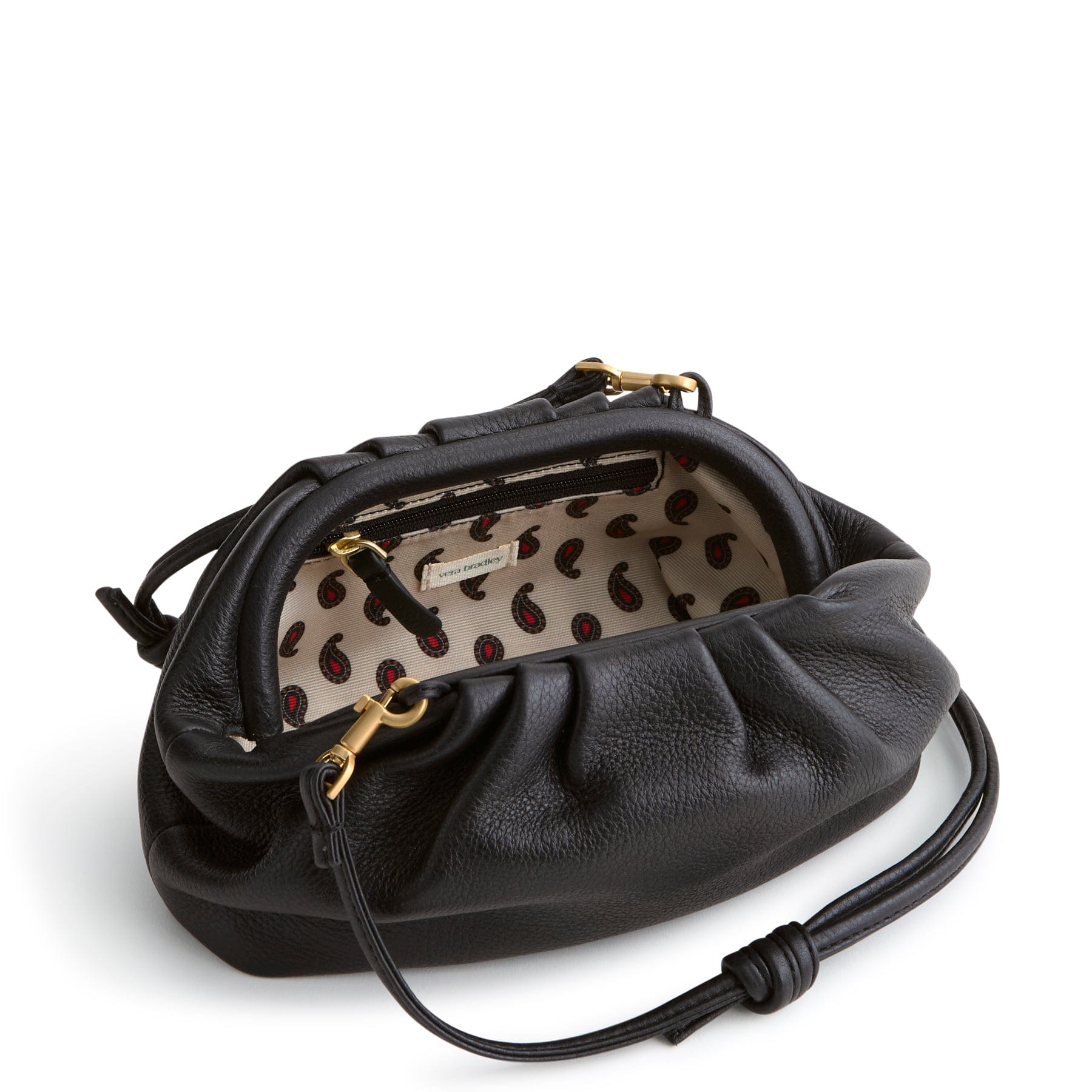 Small Taber Crossbody Moonless Night in Leather - Image 3