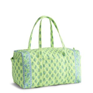 Large Original Duffel Bag Citrus paisley in Premium cotton