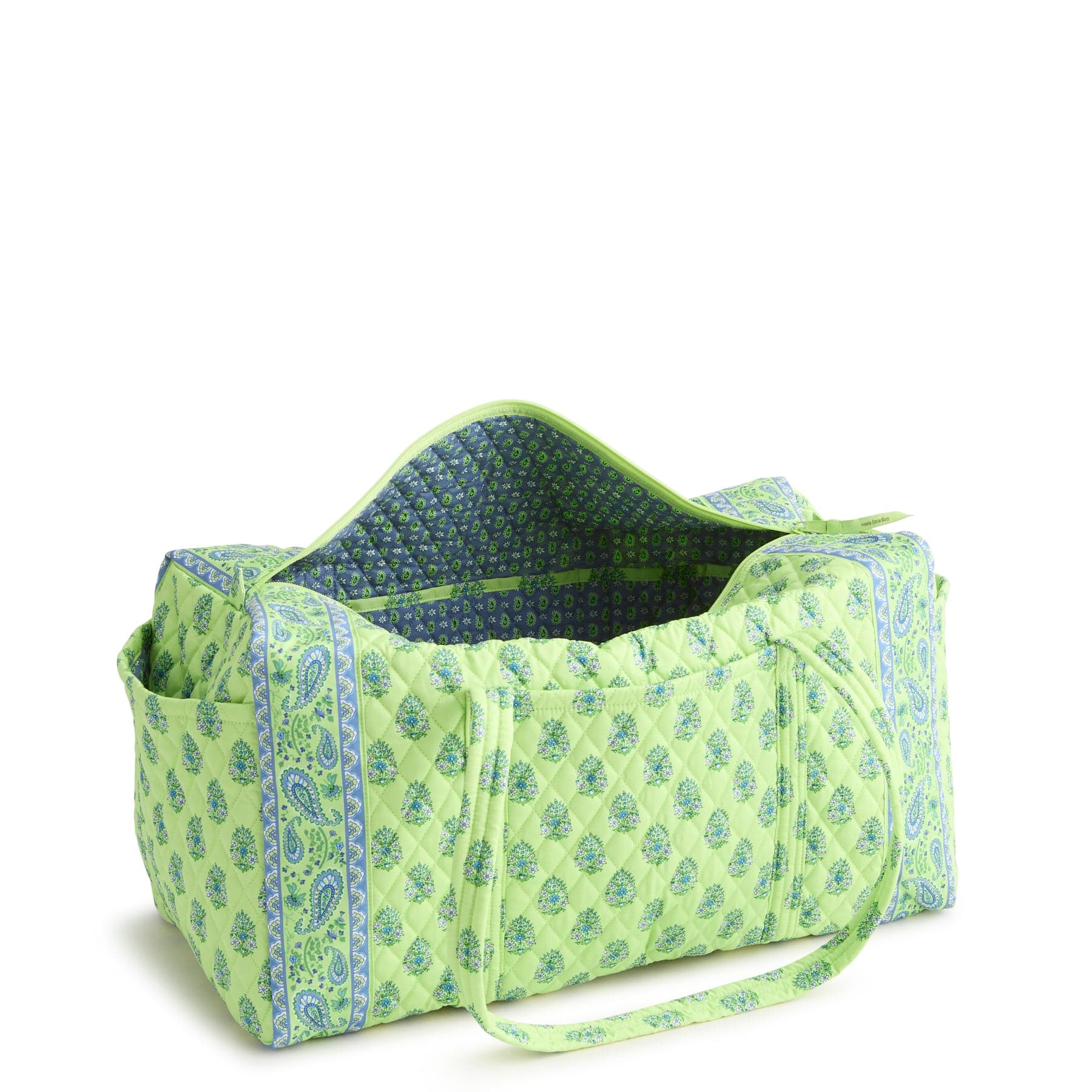Large Original Duffel Bag Citrus paisley in Premium cotton - Image 3