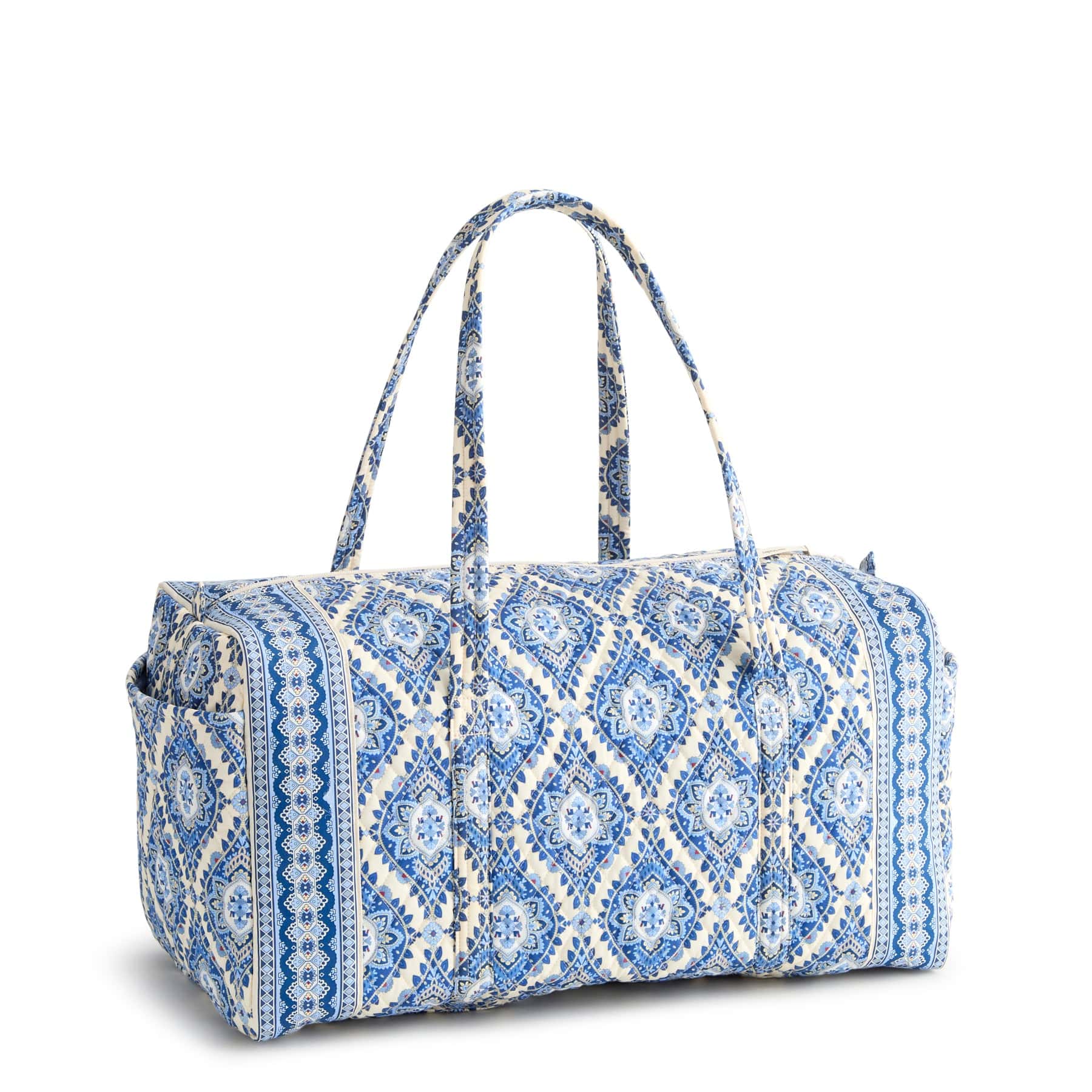 Large Original Duffel Bag Cambridge blues in Premium cotton - Image 2