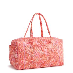 Large Original Duffel Bag Sherbet in Premium cotton